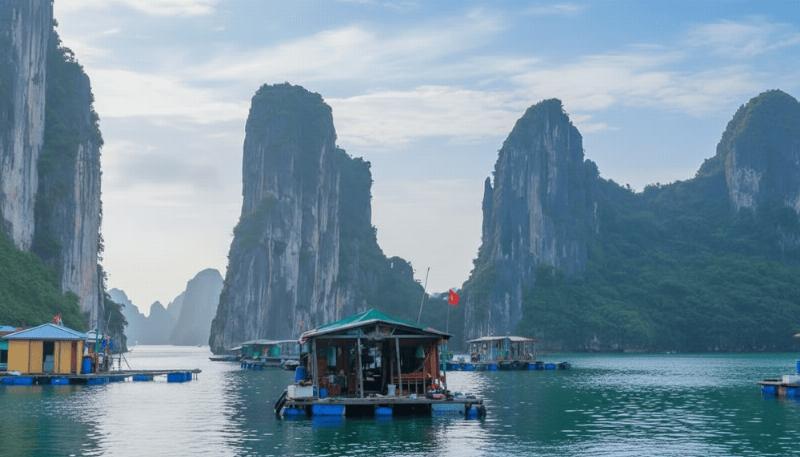 A family planning their travel in Vietnam, considering school holidays and peak seasons